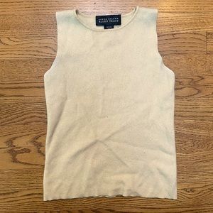 Ellen Tracey Linda Allard sleeveless cashmere sweater